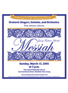 Messiah concert poster
